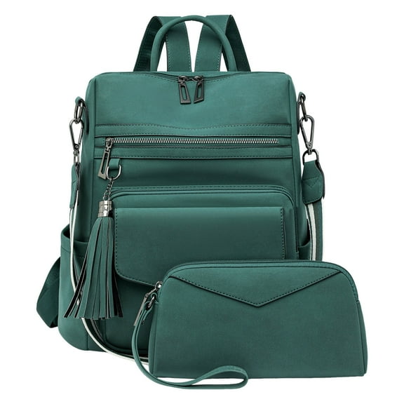 Faraee Womens Backpack Purse Leather Anti Theft Large Fashion Designer Ladies Travel Shoulder Bags