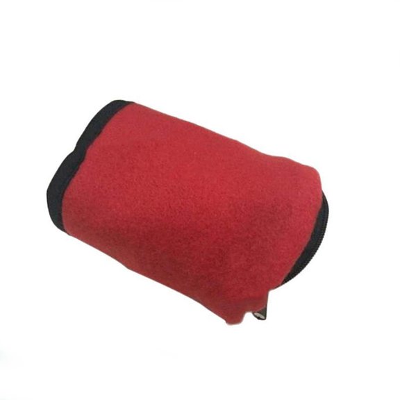 Faraee Zipper Wrist Pouch Running Hiking Workout Sweatband Wristband Wallet for Keys ID Cards Cash Red