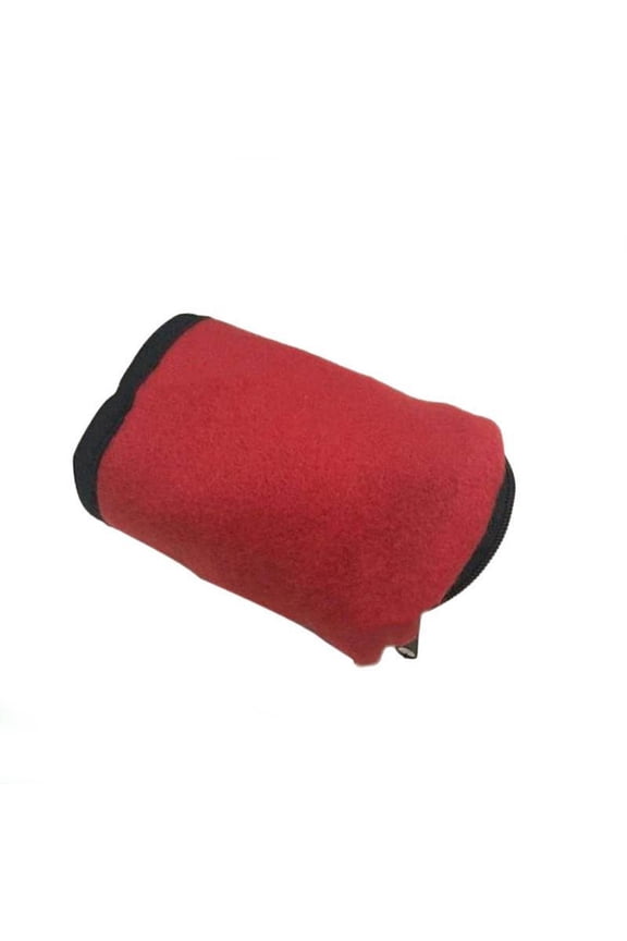 Zipper Wrist Pouch Running Hiking Workout Sweatband Wristband Wallet for Keys ID Cards Cash Red