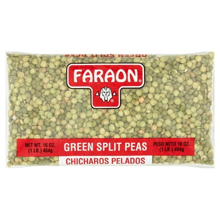 Faraon Chicharos Pelados Green Split Peas, 16 oz