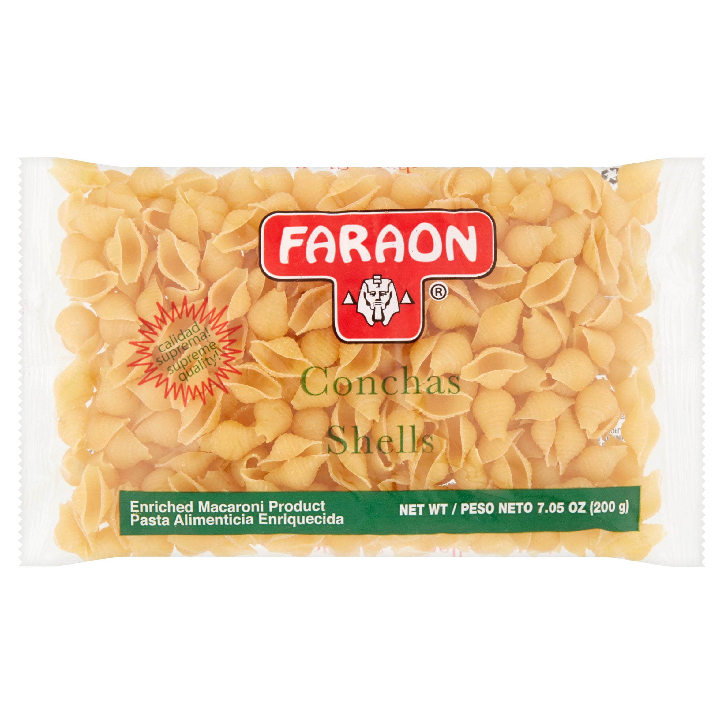 Faraon Enriched Macroni Shells, 7.05 Oz