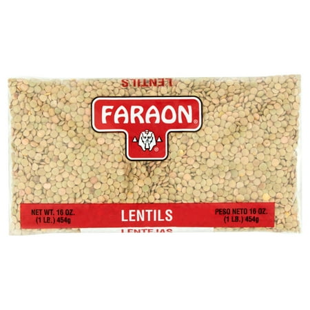 Faraon Lentil Beans, Lentejas, 16 oz Bag