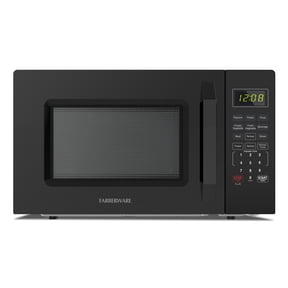 Farberware 1.1 cu ft Microwave Oven,1000W Countertop Microwave Oven with Auto Cook Menu, Black