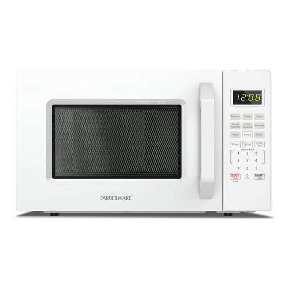 Farberware 1.1 Cu. Ft. 1000-Watt Compact Microwave Oven, White