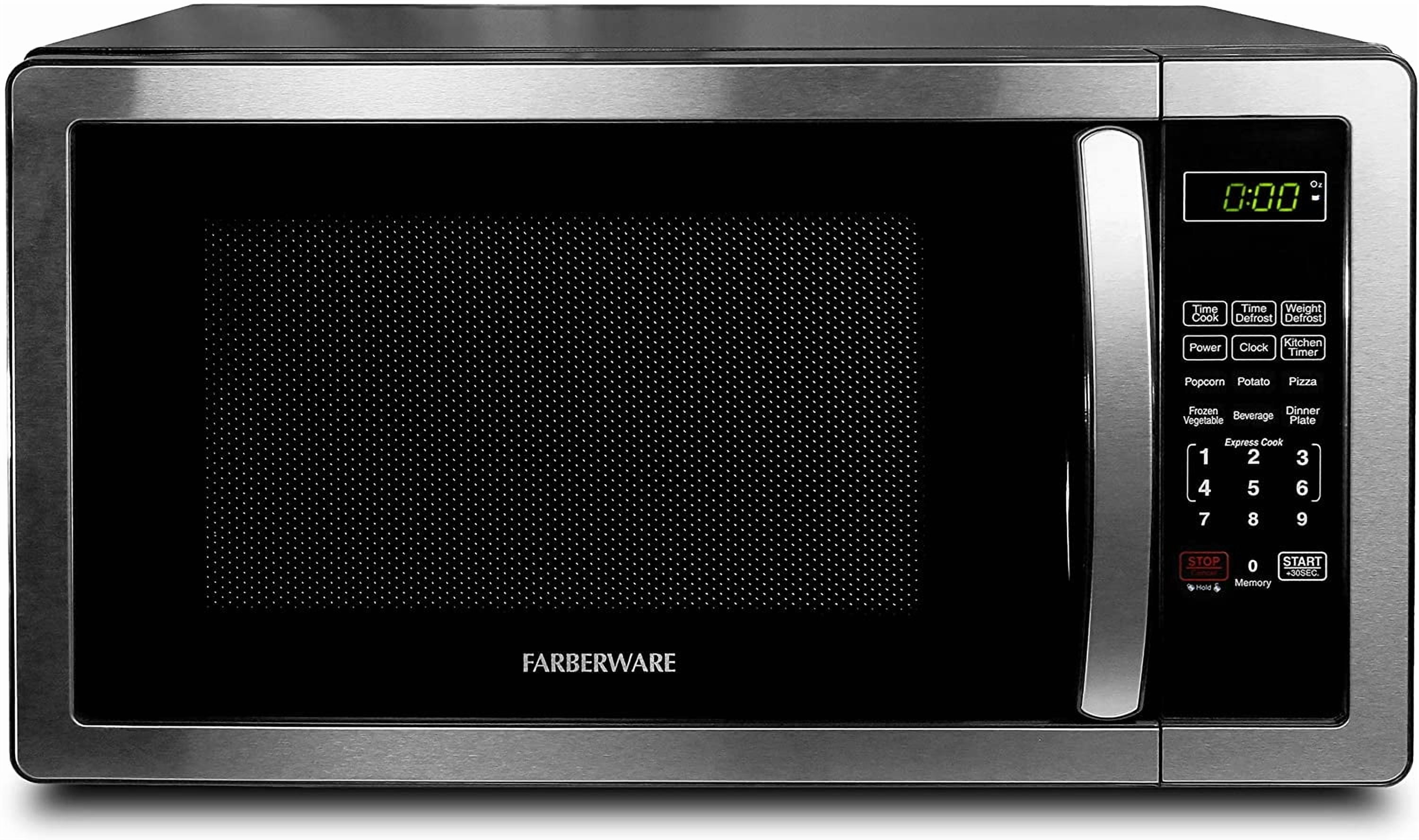 Farberware Classic 1.1 Cu. Ft. Stainless Steel Microwave