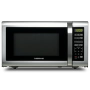 Farberware 1.6 Cu. Ft Countertop Microwave Oven, 1100 Watts, Stainless Steel