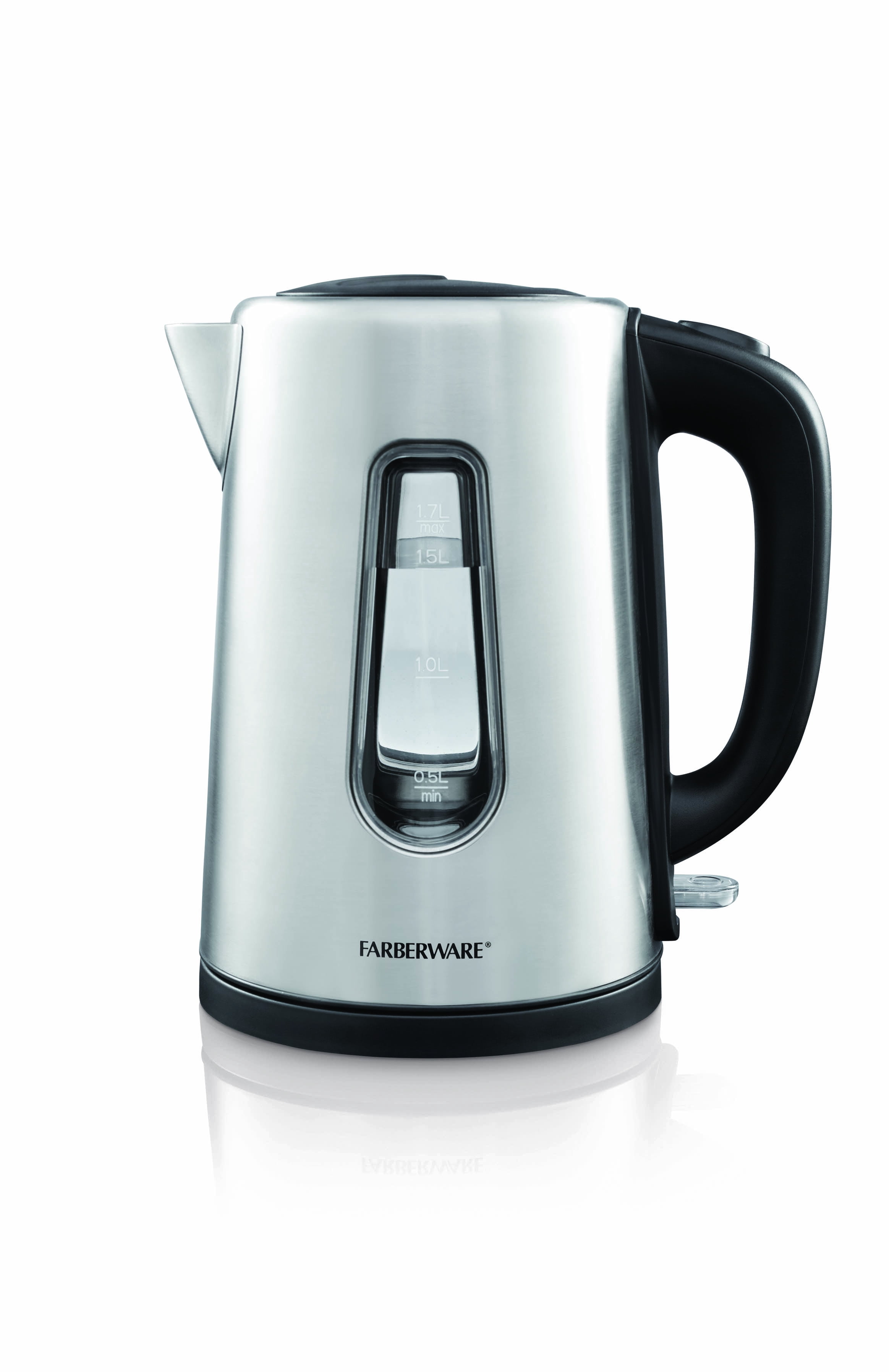 Farberware 1.7 l stainless steel electric kettle hot sale