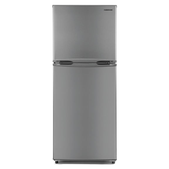 Farberware 10.1 Cu. Ft. Top-Freezer Refrigerator with Adjustable Glass Shelves, Silver