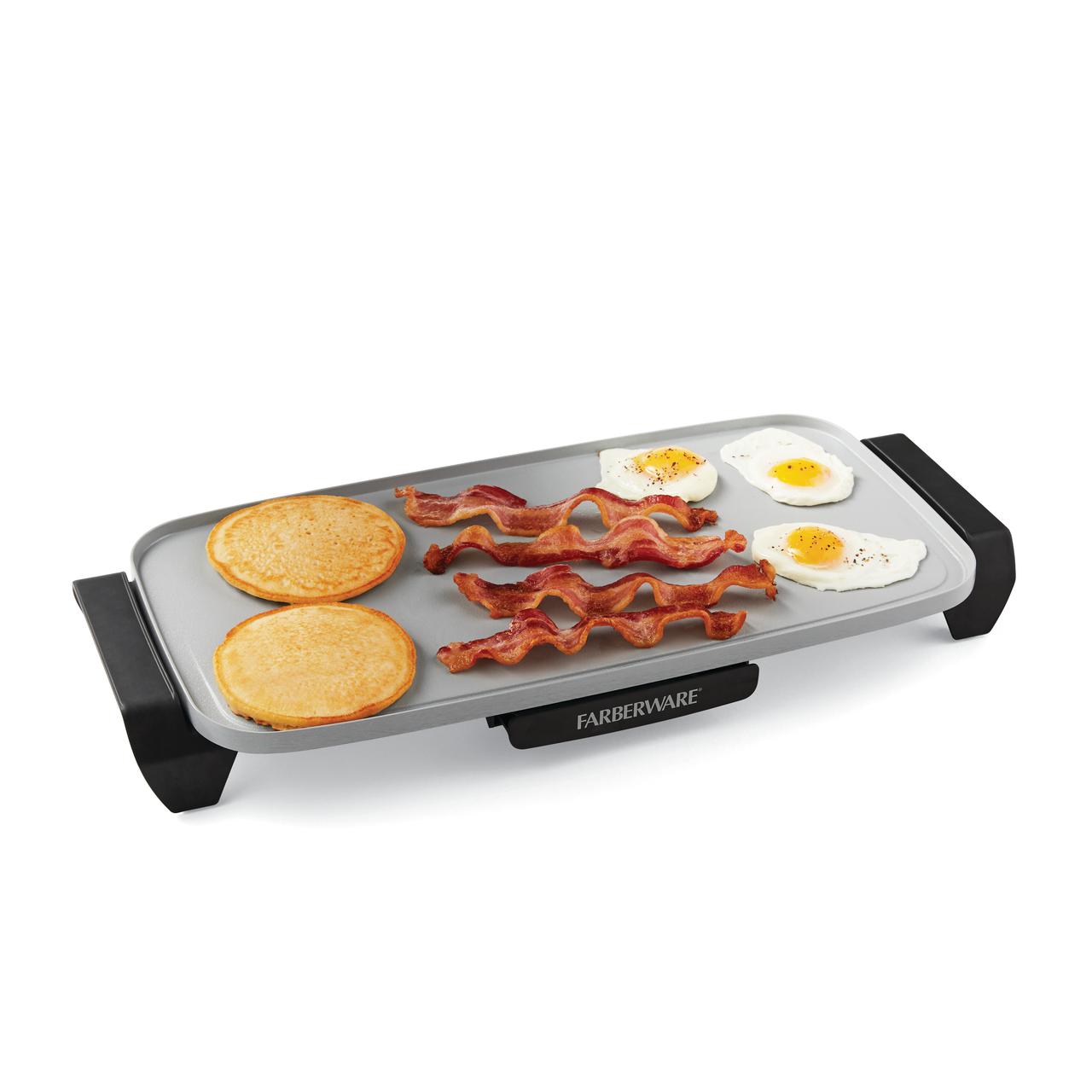 Farberware 10*20 inch Ceramic Coating Griddle, Gray, Nonstick, New - image 1 of 5
