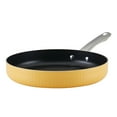 thumbnail interactive-video image 1 of Farberware Style 11.25 Inch Nonstick Cookware Deep Round Grill Pan, Dishwasher Safe and Oven Safe to 500°F, Yellow, 1 of 14
