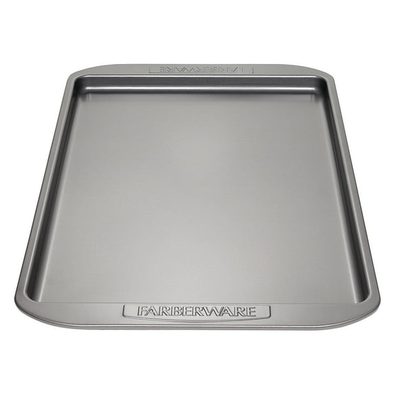 Farberware Bakeware 11x17 Inch Nonstick Cookie Pan, Dishwasher Safe and Oven Safe to 450°F, Gray