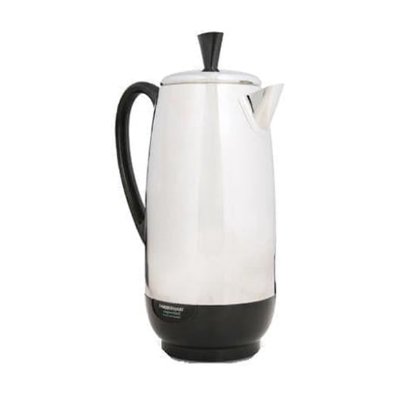 Farberware 12-Cup Stainless Steel Electric Coffee Percolator with Keep Warm Function, FCP412