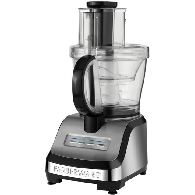 Farberware 12-Cup Programmable Food Processor with 4-Cup Nested Workbowl