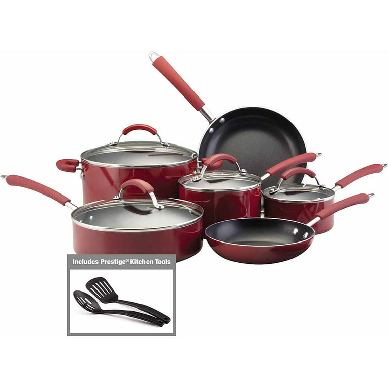 Cookware Set, 12 Piece Pots and Pans with Utensils, Nonstick