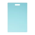thumbnail image 1 of Farberware 12-inch x 18-inch Poly/Plastic Cutting Board with Handhole in Teal, 1 of 6