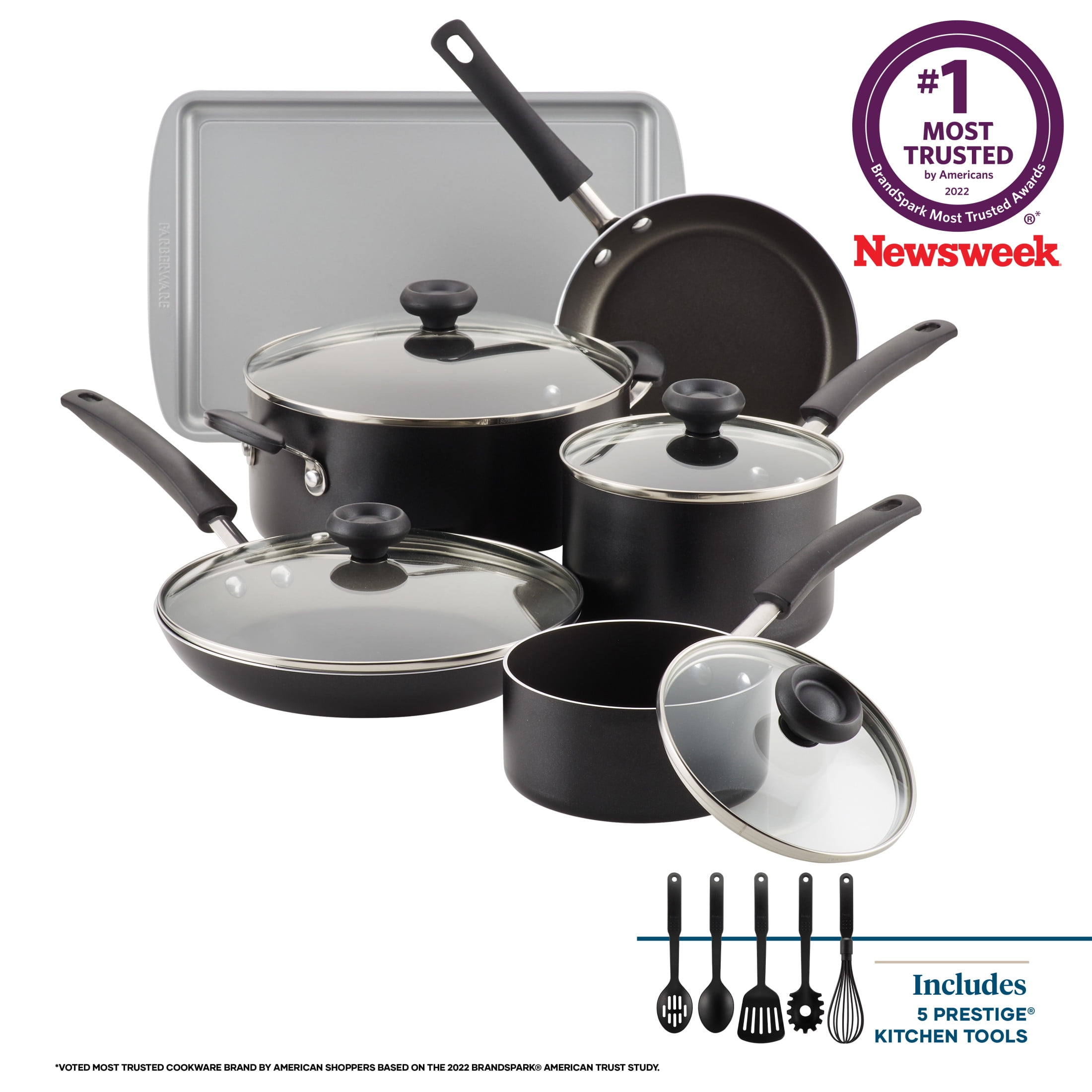 Nutrichef 15 Piece Nonstick Kitchen Pots Pans Utensils Cookware Set,  Multicolor, 1 Piece - Kroger