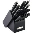 thumbnail image 1 of Farberware 15-piece Black Forged Triple Riveted Stainless Steel Knife Set, 1 of 8