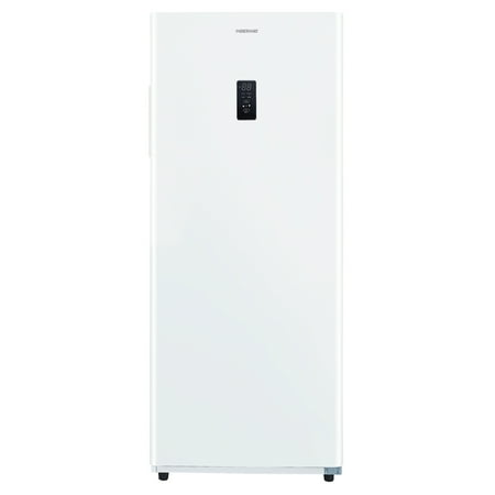 Farberware 17 cu ft upright freezer with spacious storage, adjustable shelves, and energy-efficient performance—ideal for bulk food storage in homes or garages.