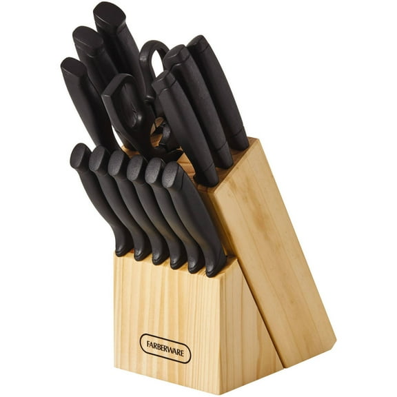 Farberware 23-Piece Never Needs Sharpening Knife Set