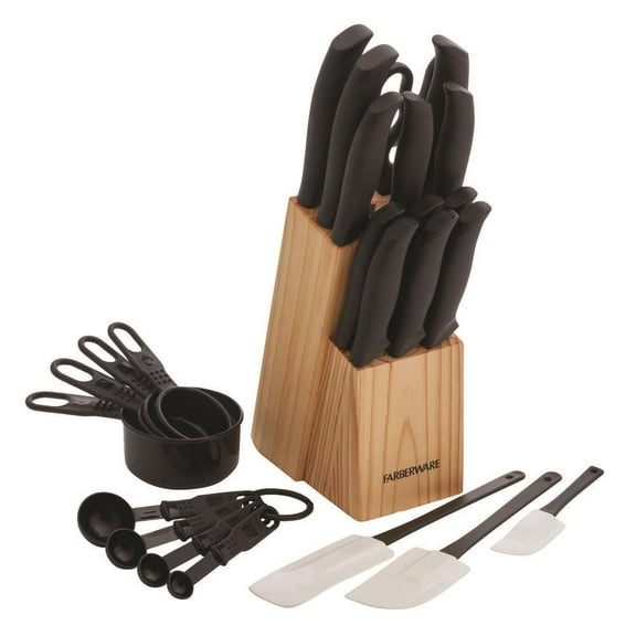 Farberware 25pc Soft Grip Cutlery Set w/ Kitchen Tools