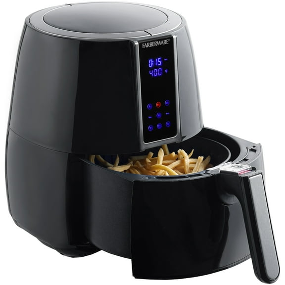 Farberware 3.2 Quart Digital Air Fryer, Oil-Less, Black
