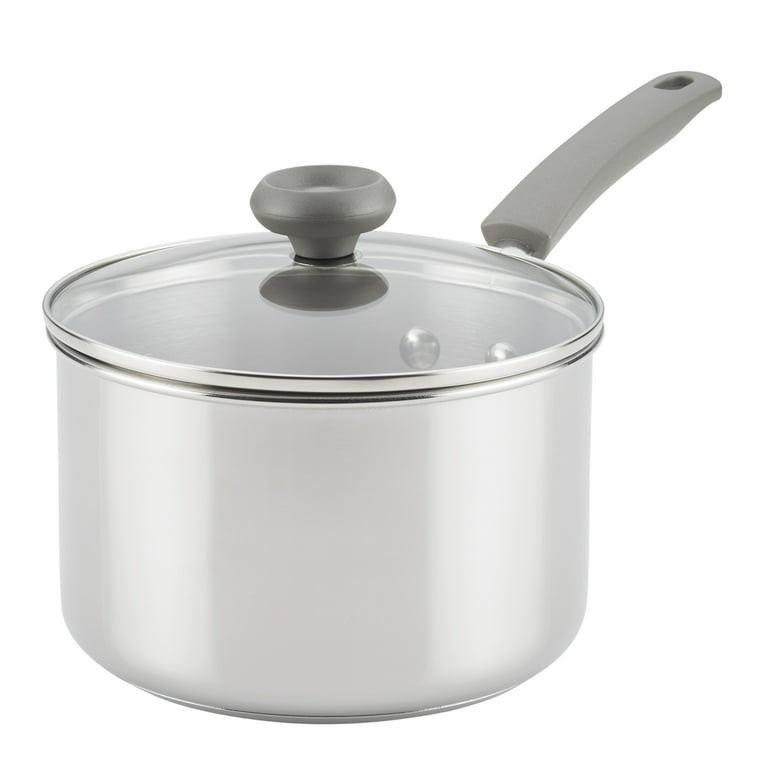 Farberware 3-Quart Complements Stainless Steel Saucepan With Lid, Silver 