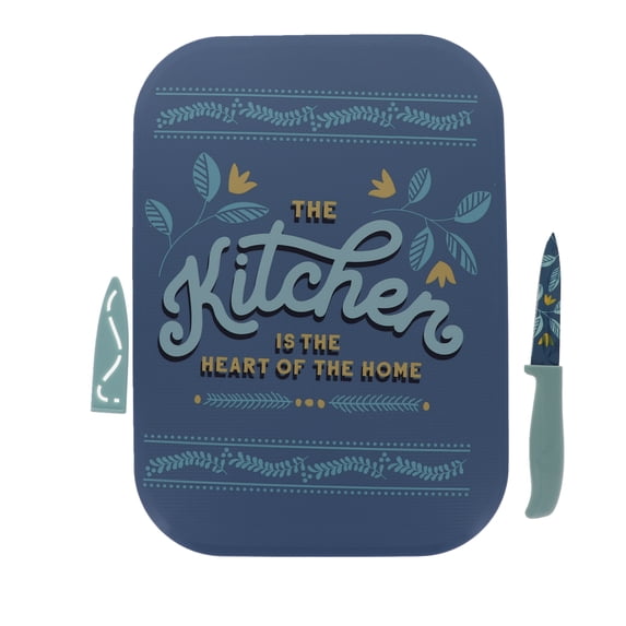 Farberware 3-piece Cutting Mat and Parer Sheath Set, "Heart of The Home"