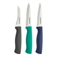 Farberware 3piece HighCarbon Stainless Steel Paring Knife Set with
