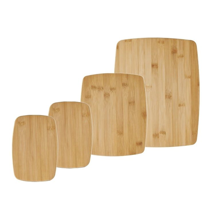 4-Piece Wooden Reversible Cutting Board Set 4-Piece Wooden Reversible Cutting Board Set