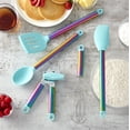 thumbnail image 1 of Farberware 5-piece Iridescent and Aqua Kitchen Tool and Gadget Set, 1 of 6