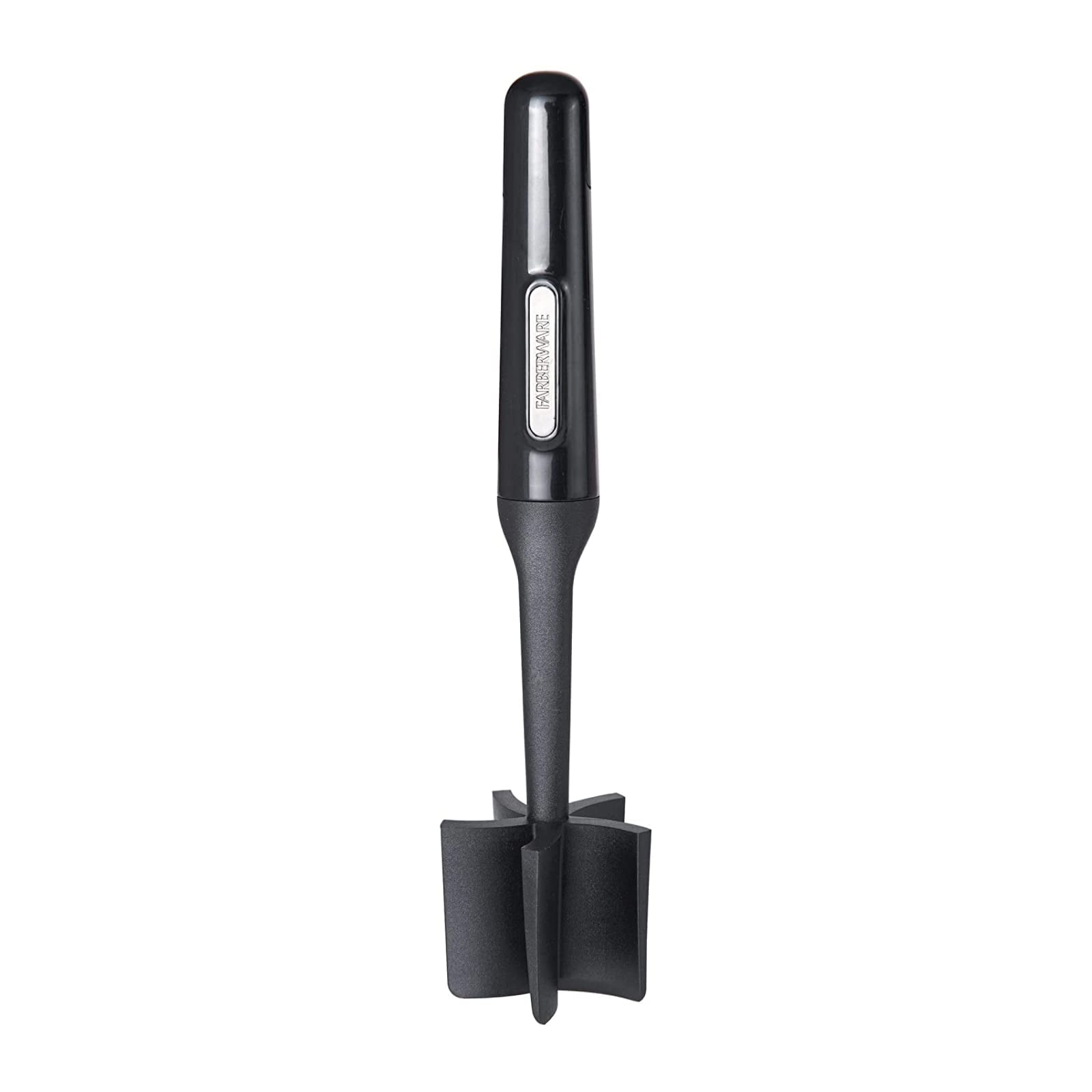Black 10-Inch Heat Resistant Nylon Meat and Potato Masher