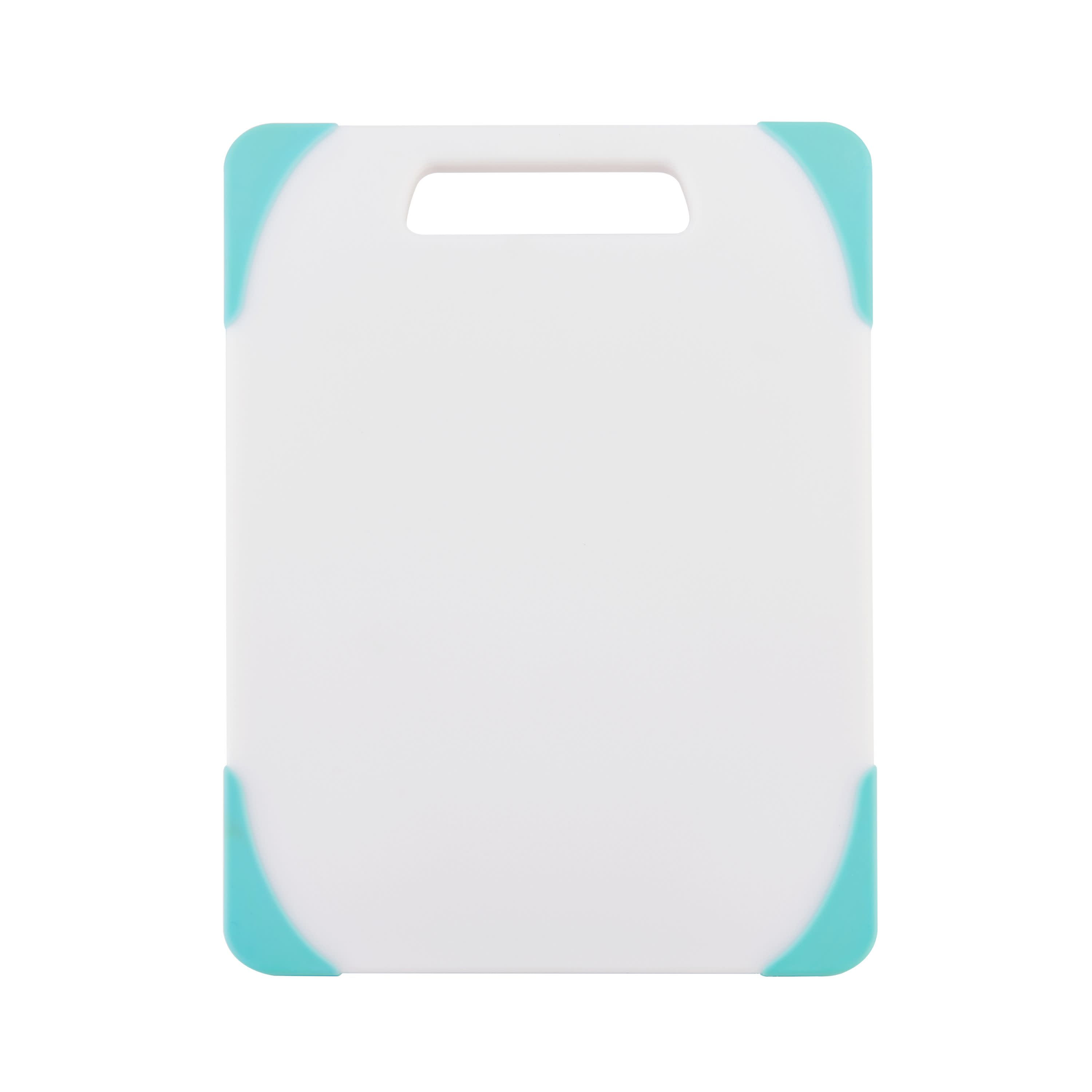 Plastic Cutting Boards for Kitchen (White, 7.75 x 11.75 In, 2 Pack)