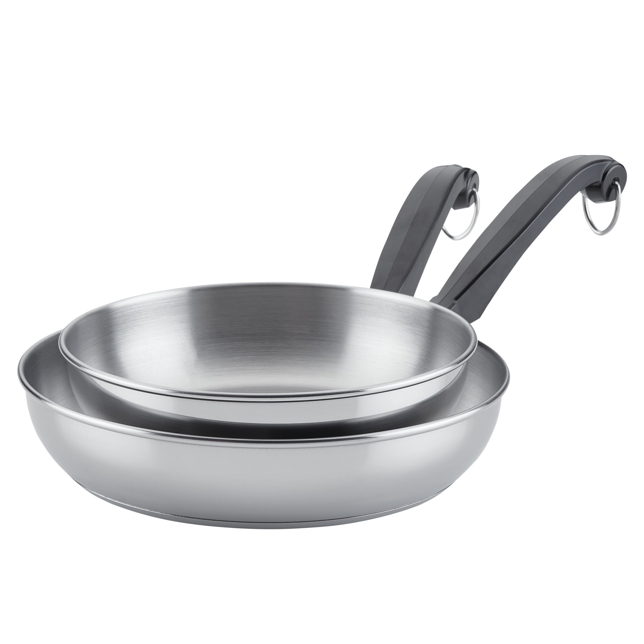 Farberware Classic Stainless Steel 12 Covered Frying Pan with Helper  Handle & Reviews