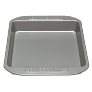 Farberware Bakeware 9 Inch Nonstick Square Cake Pan, Dishwasher Safe and Oven Safe to 450°F, Gray
