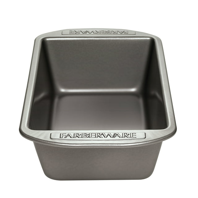 Farberware 9-Inch x 5-Inch Nonstick Bakeware Loaf Pan, Gray