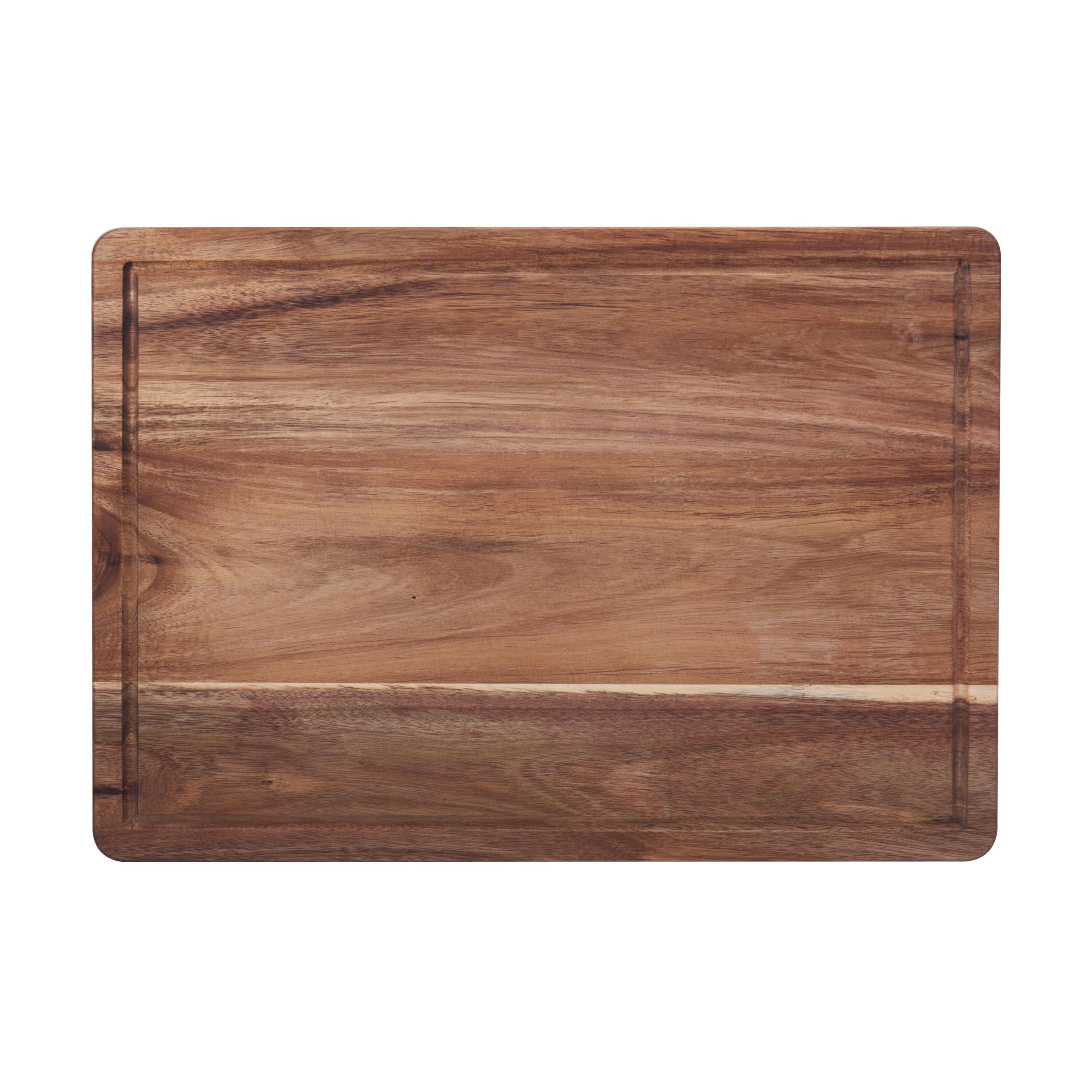 Farberware Acacia Wood Cutting Board with Juice Groove and Handles