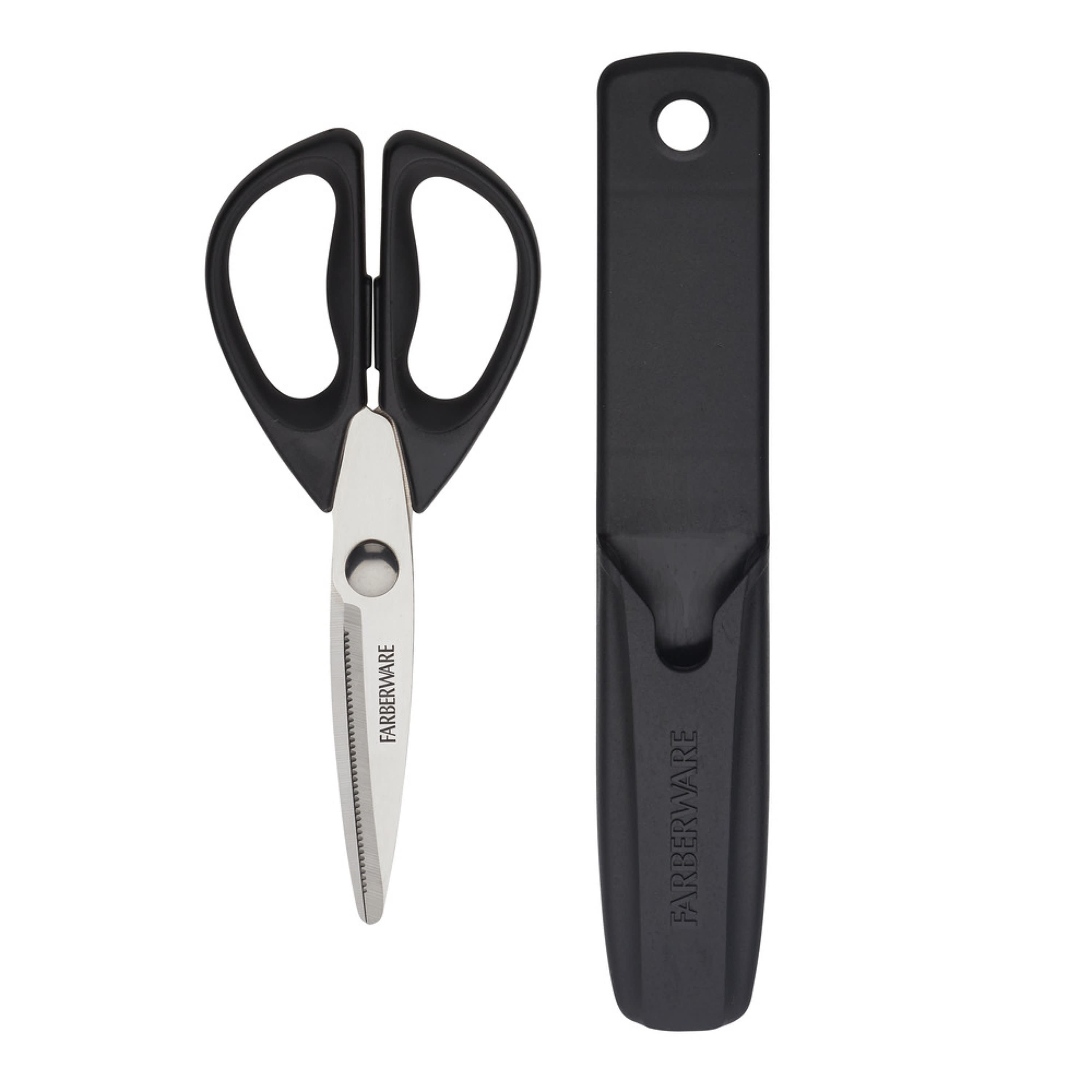 Linoroso Kitchen Scissors Heavy Duty Kitchen Shears with Magnetic Holder Made with Japanese Steel 4034 - Graphic,Tiger