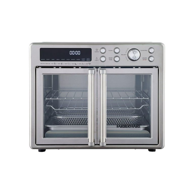 Farberware Brand 25L 6-Slice Toaster Oven with Air Fry, French