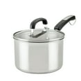 thumbnail image 1 of Farberware Brilliance 3 Quart Saucepan with Lid, Induction Compatible, Metal Utensil and Dishwasher Safe, Stainless Steel, 1 of 15