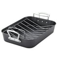 thumbnail image 1 of Farberware Buena Cocina Nonstick Roaster with Rack, 15-Inch x 11-Inch, Gray, 1 of 5