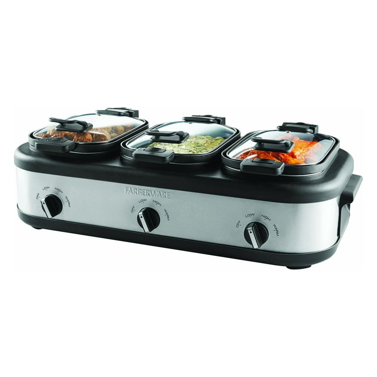 TRU Triple Slow Cooker Buffet Server