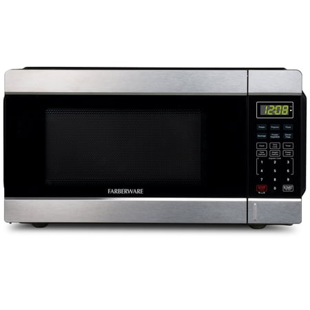 Farberware Classic 1.1 Cu. ft. 1000-Watt Microwave Oven, Stainless Steel, FMG11SS