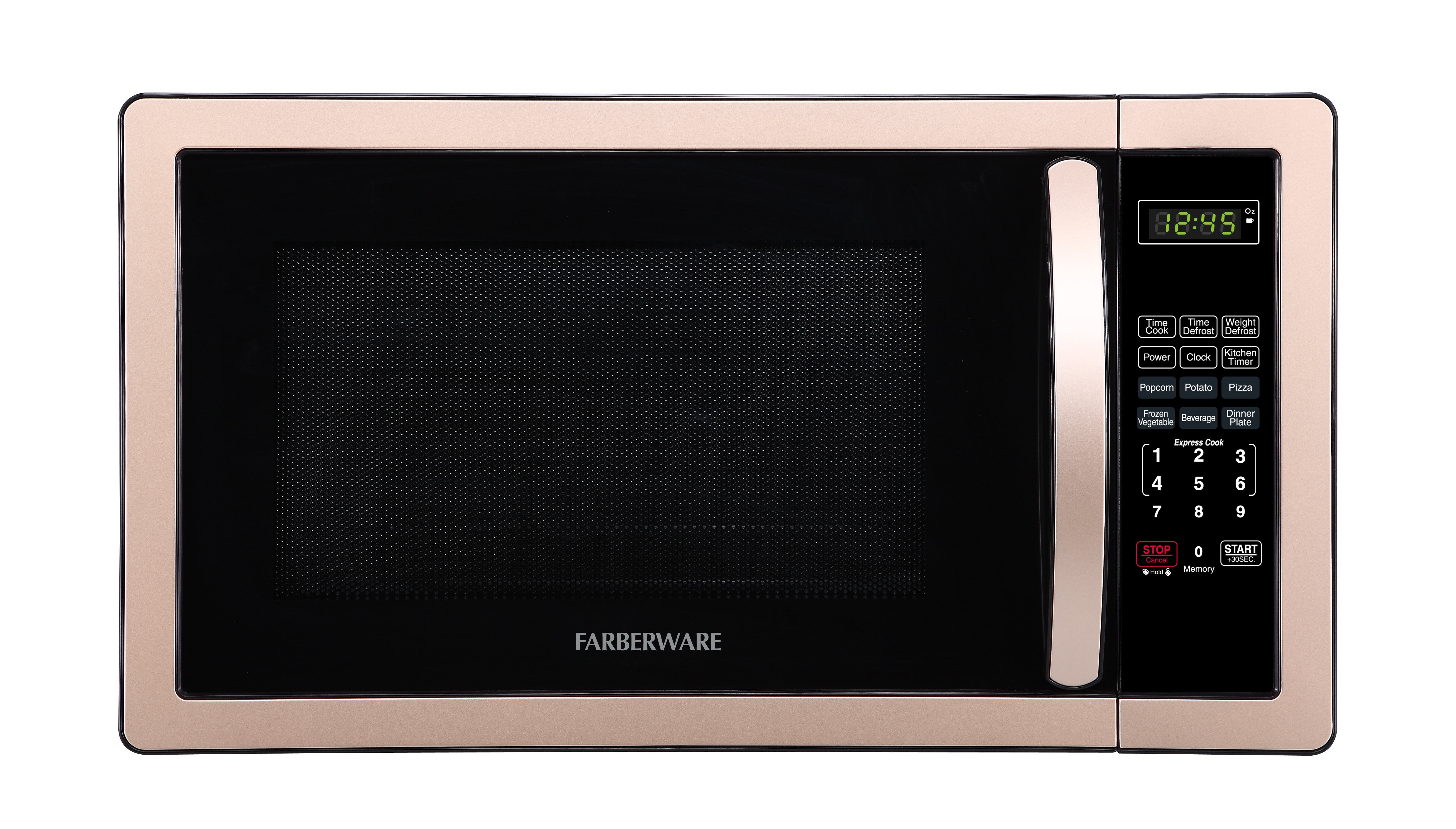 Farberware White & Platinum Classic 1000-Watt Microwave Oven 1.1 cu.ft.