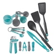 thumbnail image 1 of Farberware Classic 17-piece Tool and Gadget Box Set, Aqua, and Gray, 1 of 12