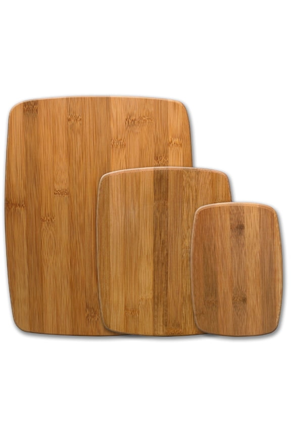 Classic 3-Piece Bamboo Cutting Board Set