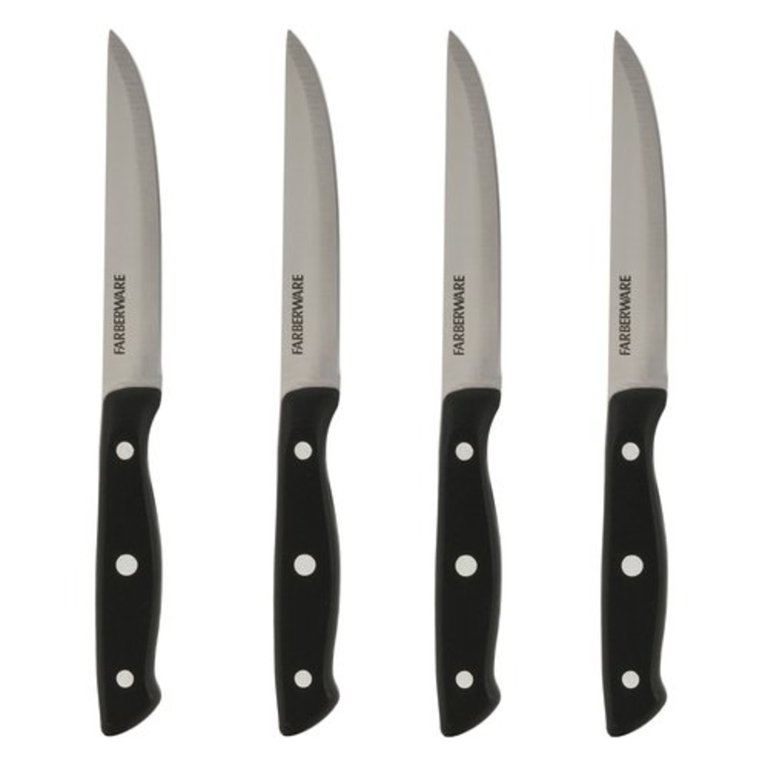 Farberware 6-Piece Triple-Riveted 4.5 Inch Steak Knife Set
