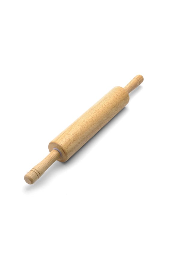 Classic Moisture Resistant Wood Classic Handled Rolling Pin