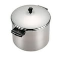 thumbnail image 1 of Farberware Classic Series 8 Quart Stainless Steel Stockpot with Lid, Induction Compatible, Metal Utensil and Dishwasher Safe, Stainless Steel, 1 of 7