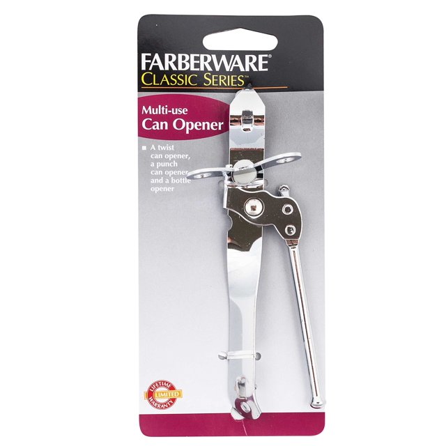 Farberware Classic Series Multiuse Can Opener and Bottle Opener, all