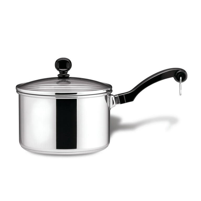 Farberware Classic Stainless Steel Covered Saucepan with Boiler 2 Qt 